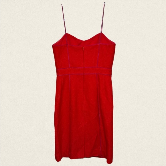 Banana Republic Sleveless Piped Corset Wool Blend Romantic Feminine Mini Dress. - Picture 6 of 13